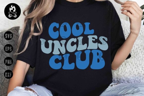 Cool Uncles Club SVG: Retro Typography for Modern Creators