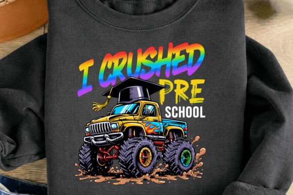 I Crushed Preschool Monster Truck PNG: A Design Asset Review