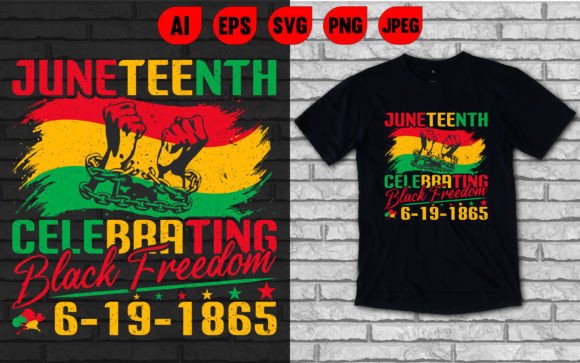 Juneteenth Celebrating Black Freedom Tee: A Design Asset for Meaningful Creations