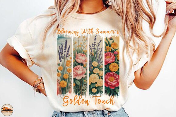Summer Boho Flower Shirt Sublimation PNG: Your Design Toolkit