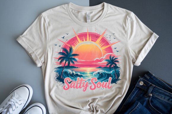 Summer Salty Soul, Summer Beach Png: Your Go-To Design Asset